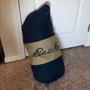 Vintage Canvas Eddie Bauer Duffel Bag Expandable